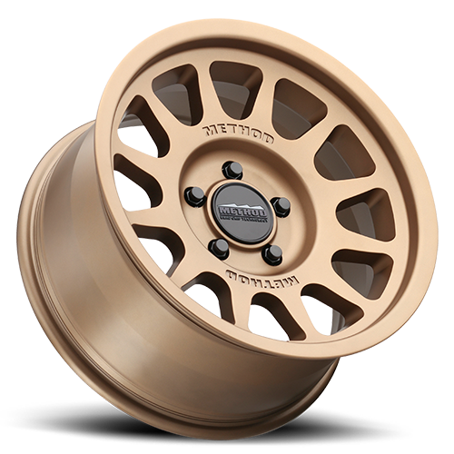 Aluminum Wheels 17x8.5 Bead Grip MR70 Method Bronze BRZ Method