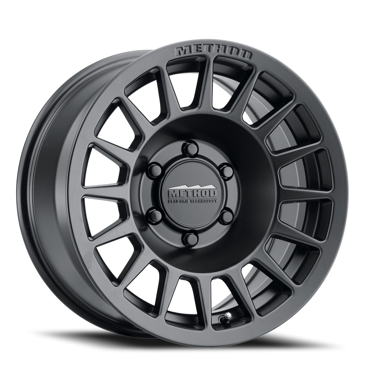 Aluminum Wheels 18x9 Bead Grip MR707 Matte Black MB Method