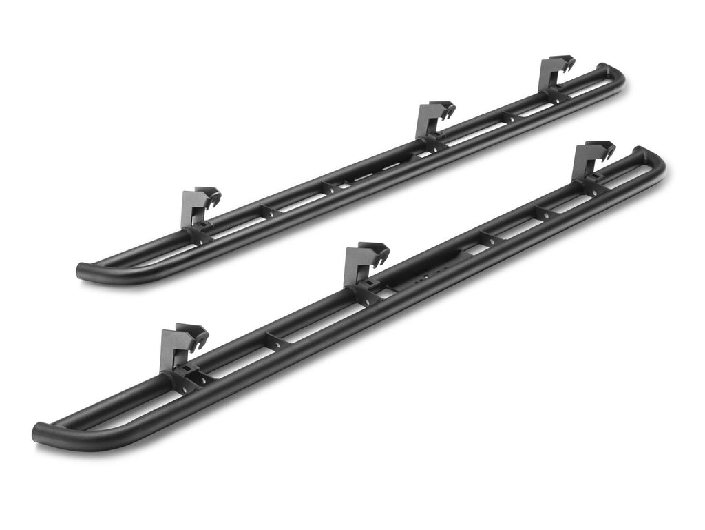RKR Rock Rails Cab Length (2 Steps per Side) 22-26 Frontier Crew Cab Textured Black NFab