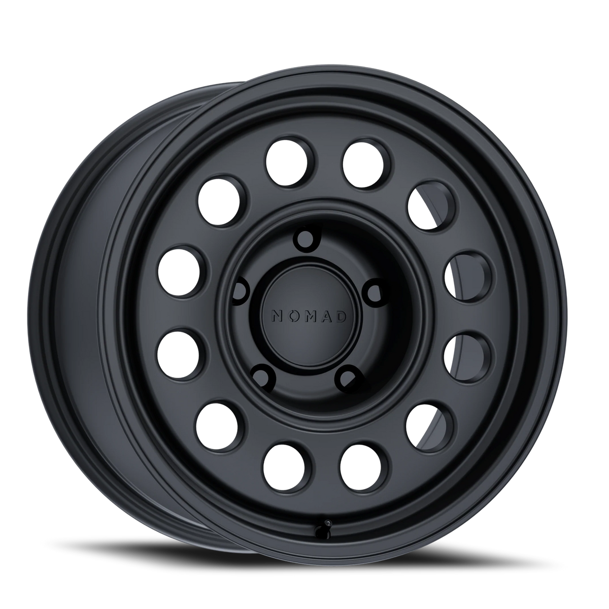 Aluminum Wheels 16x8 501SB Convoy Satin Black Nomad Wheels