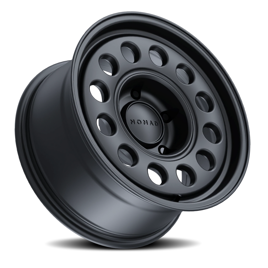Aluminum Wheels 16x8 501SB Convoy Satin Black Nomad Wheels