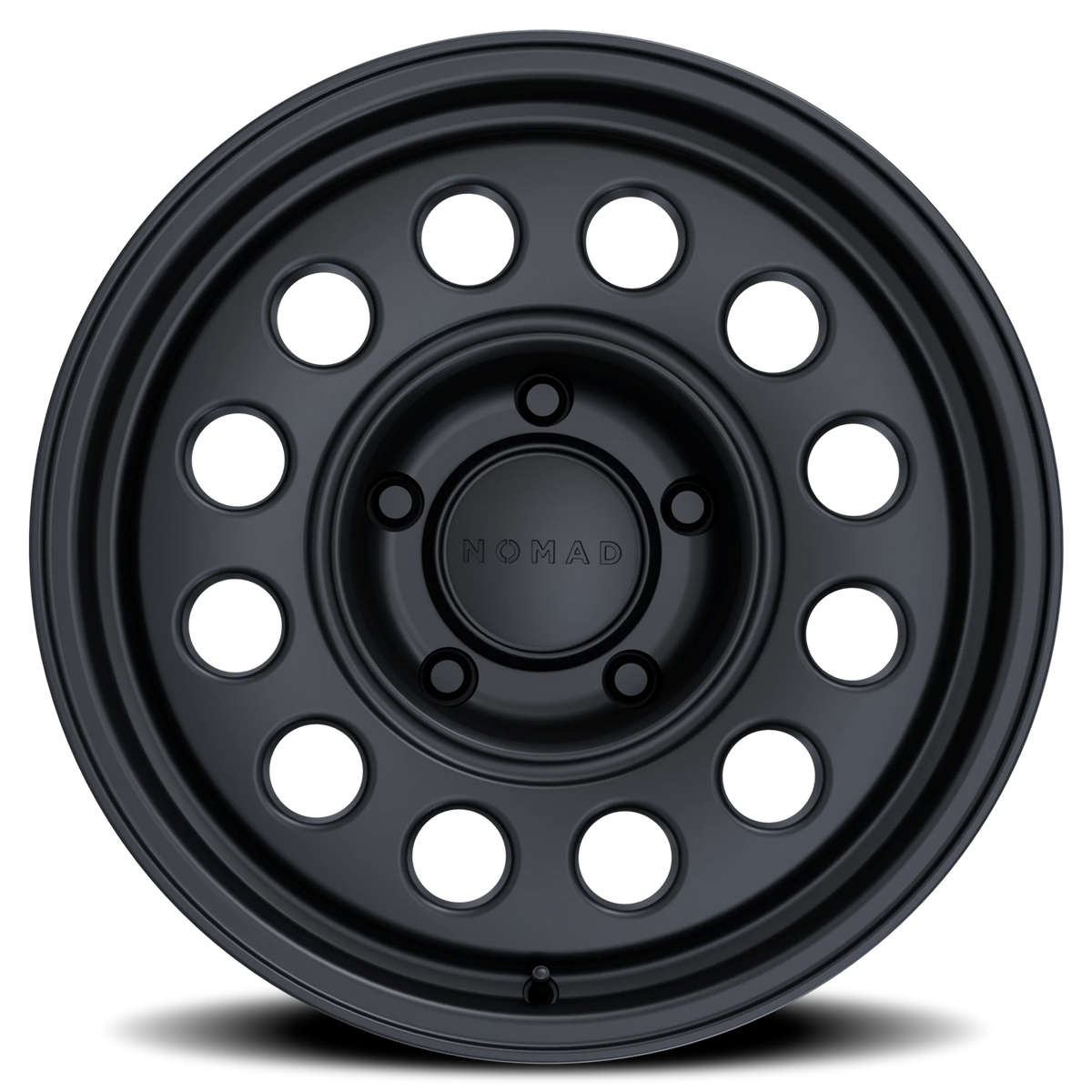 Aluminum Wheels 16x8 501SB Convoy Satin Black Nomad Wheels
