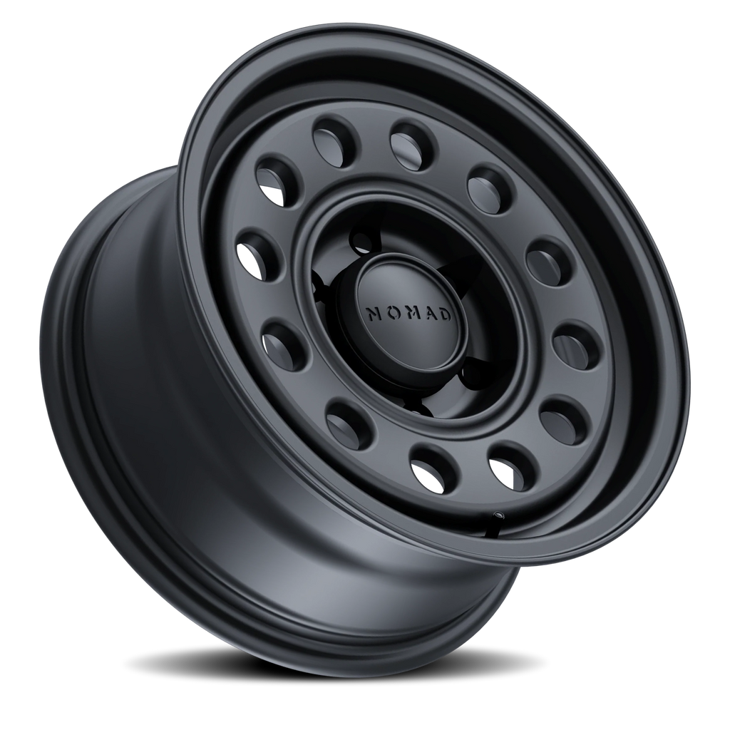 Aluminum Wheels 16x8 501SB Convoy Satin Black Nomad Wheels