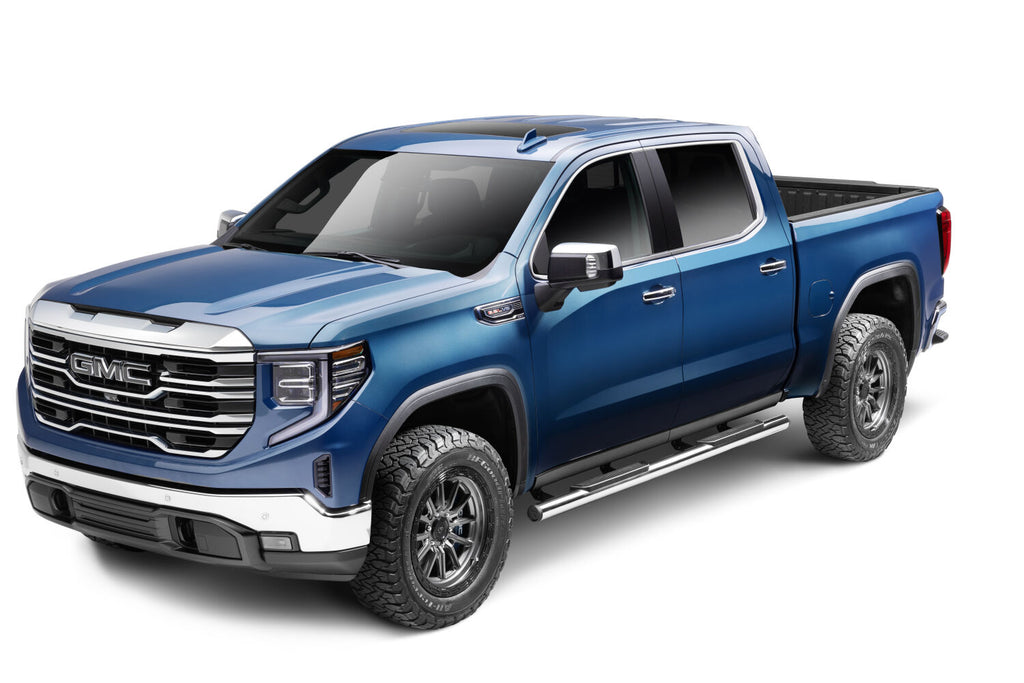 Traxio 3 Inch Nerf Bars 19-26 GM Silverado/Sierra 1500 20-26 GM Silverado/Sierra 2500/3500 N Fab