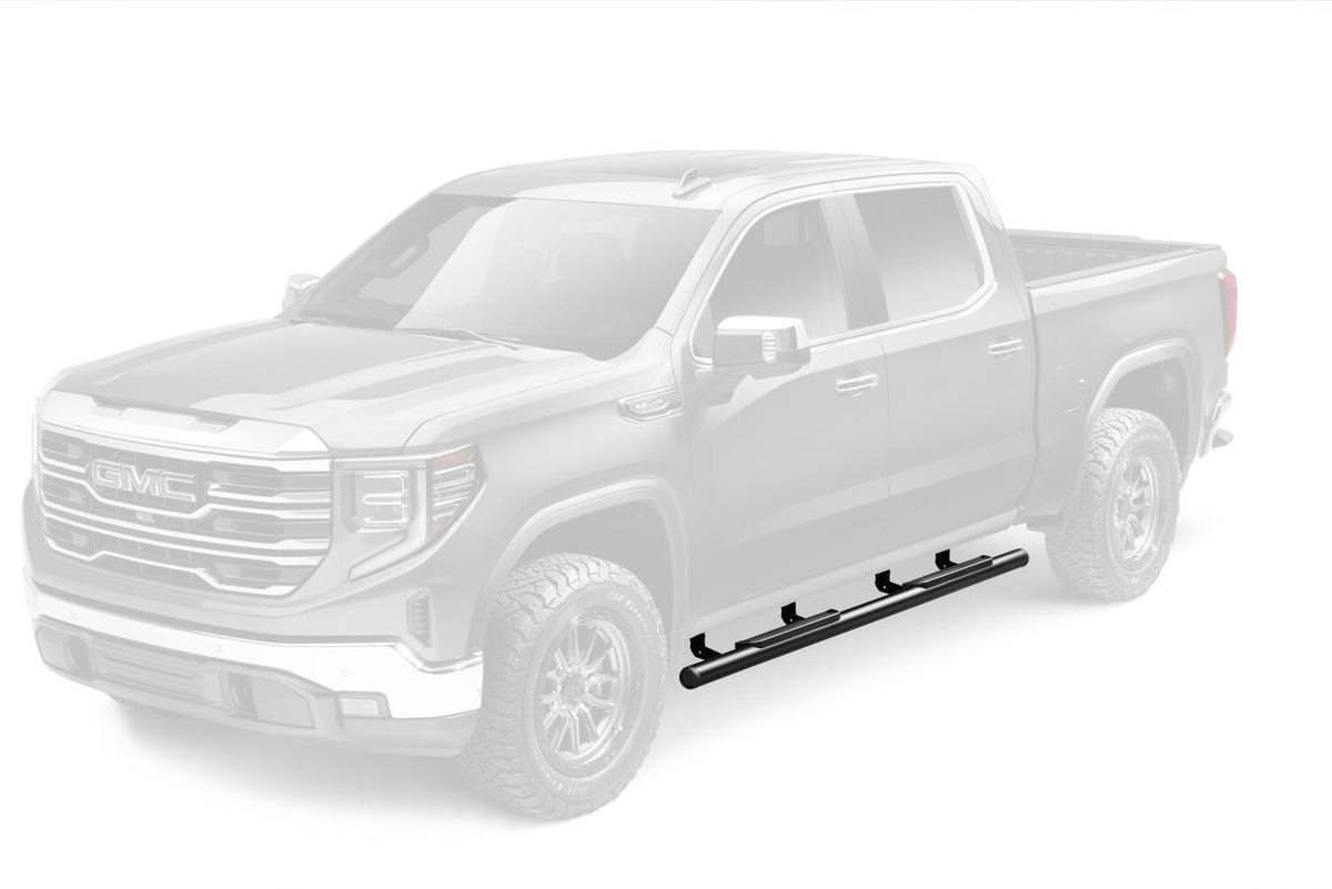Traxio 3 Inch Nerf Bars 19-26 GM Silverado/Sierra 1500 20-26 GM Silverado/Sierra 2500/3500 N Fab