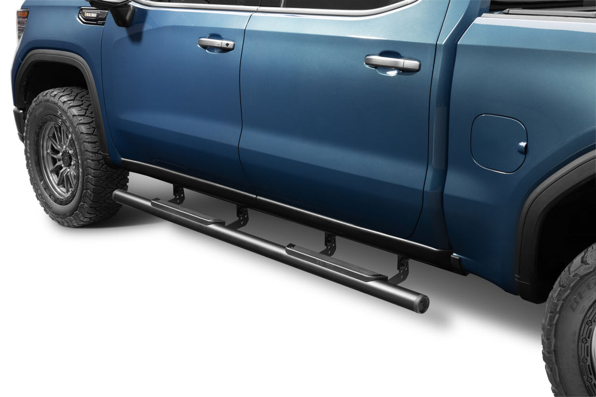 Traxio 3 Inch Nerf Bars 19-26 GM Silverado/Sierra 1500 20-26 GM Silverado/Sierra 2500/3500 N Fab