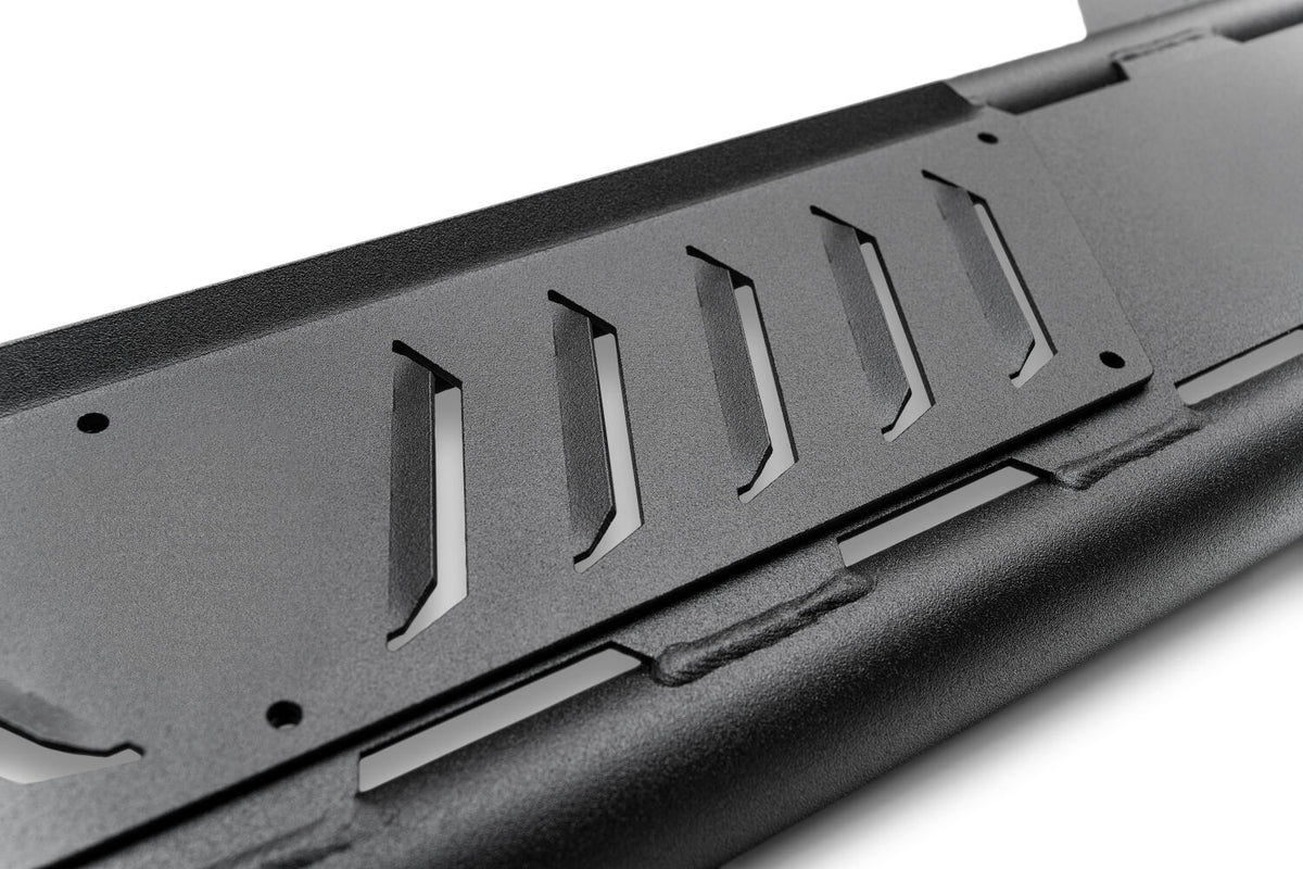 Roan Running Boards Full Length (1 Step per Side) 2019-2025 Jeep Gladiator JT Textured Black NFab