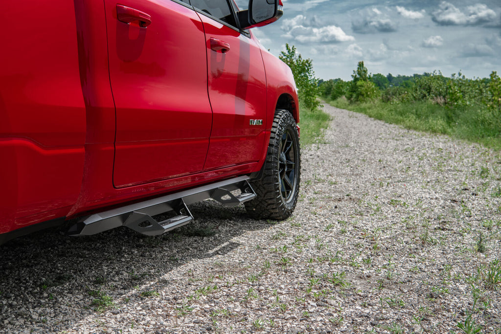 Predator Pro Cab Length (2 Steps per Side) 2019-2025 (New Body Style) Ram 1500 Crew Cab Textured Black NFab