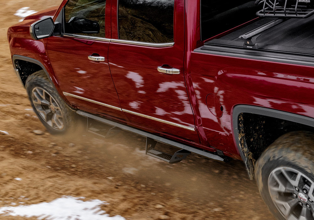 Predator Pro Cab Length (2 Steps per Side) 2024-2026 Toyota Tacoma Double Cab Textured Black N Fab