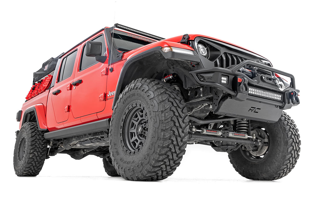 Power Running Boards Dual Electric Motor Jeep Gladiator JT 4WD (20-25) Rough Country