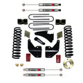 Suspension Lift Kit w/Shock M95 Performance Shocks 6 Inch Lift 13-19 Ram 3500 Incl. Front Coil Springs Rear Block U Bolt Skyjacker