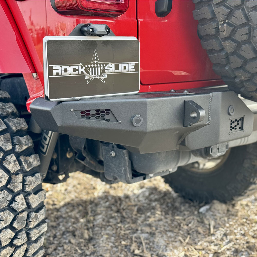 Rear Bumper/No Tire Carrier For 18-25 Jeep Wrangler JL 2-4 Door 20-25 Gladiator