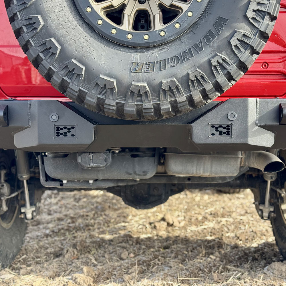 Rear Bumper/No Tire Carrier For 18-25 Jeep Wrangler JL 2-4 Door 20-25 Gladiator