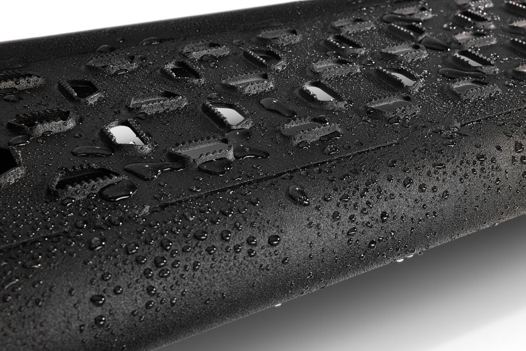 Growler Sport Running Boards Cab Length 2015-2018 Chevy Silverado/GMC Sierra 1500/2019 Chevy 1500 LD/2019 GMC 1500 Limited/2015-2020 GMC 2500 HD/3500 HD Double Cab Gas Textured Black N Fab