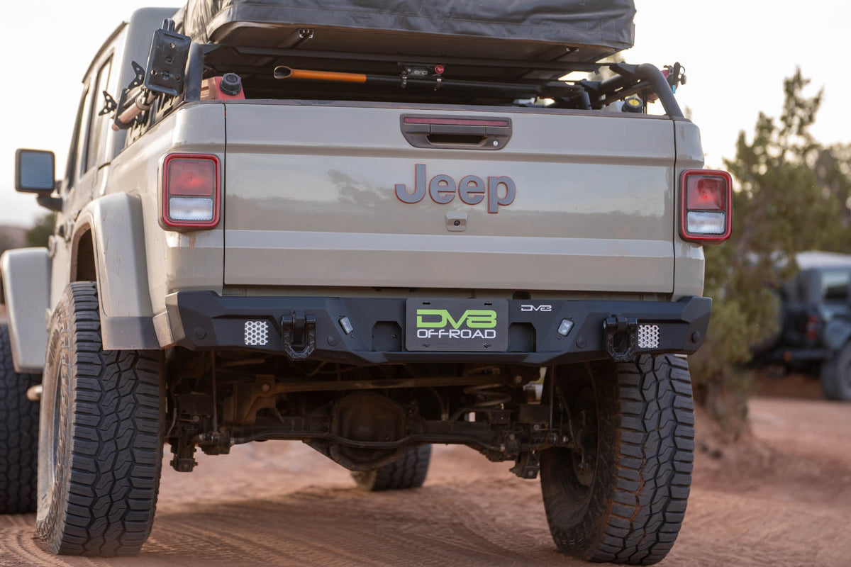 2020 2025 Jeep Gladiator JT Mto Series Rear Bumper DV8 Offroad