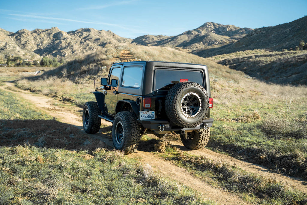 2007 2018 Jeep Wrangler JK JKU Mto Series Rear Bumper DV8 Offroad