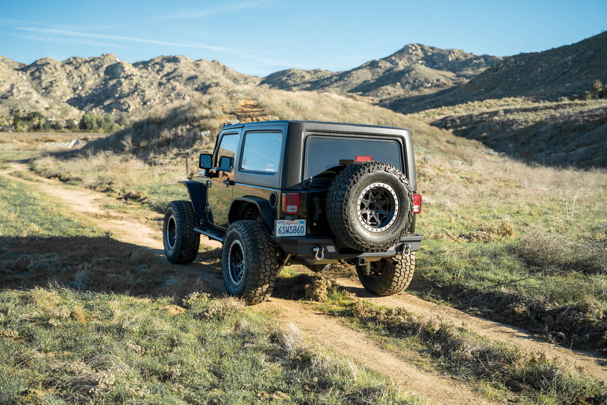 2007 2018 Jeep Wrangler JK JKU Mto Series Rear Bumper DV8 Offroad