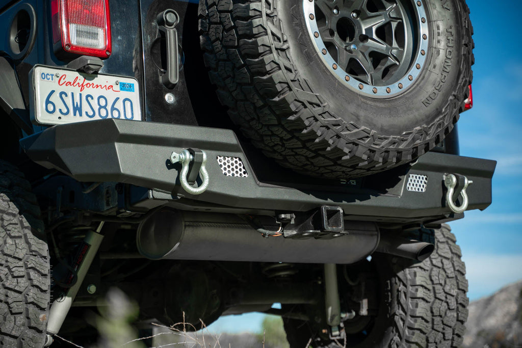 2007 2018 Jeep Wrangler JK JKU Mto Series Rear Bumper DV8 Offroad