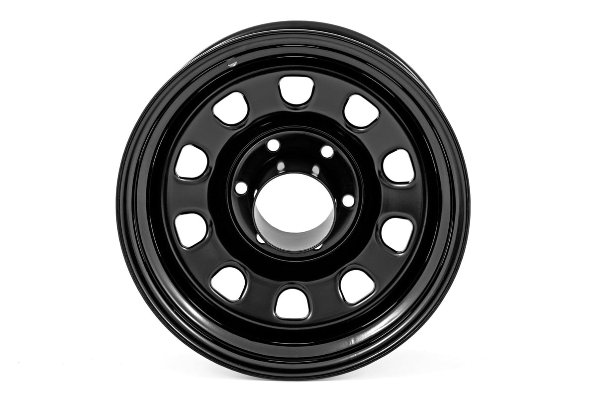 Steel Wheel Black 15x8 Rough Country