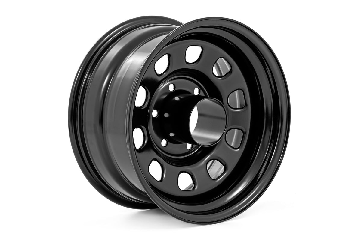 Steel Wheel Black 15x10 Rough Country