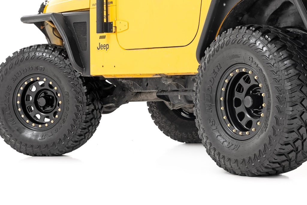 Steel Simulated Bead Lock Wheel Black Rough Country