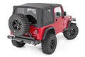 Soft Top Replacement Black Half Doors Jeep Wrangler TJ 4WD (97-06) Rough Country