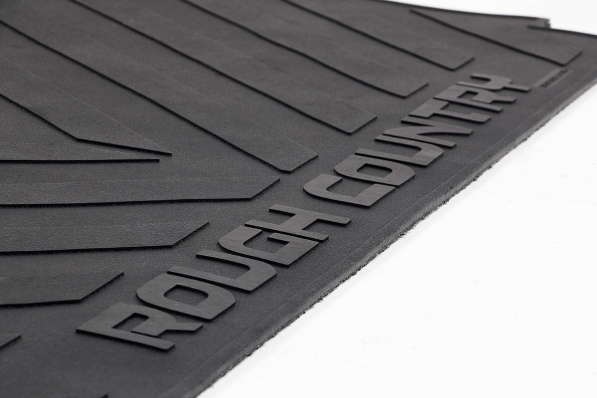 Bed Mat 5 Foot 7 Inch Bed RC Logo Ram 1500 (19-26)/1500 TRX (21-24) Rough Country