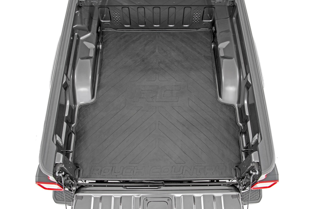 Bed Mat 5 Foot Bed RC Logo Jeep Gladiator JT 4WD (2020-2025) Rough Country
