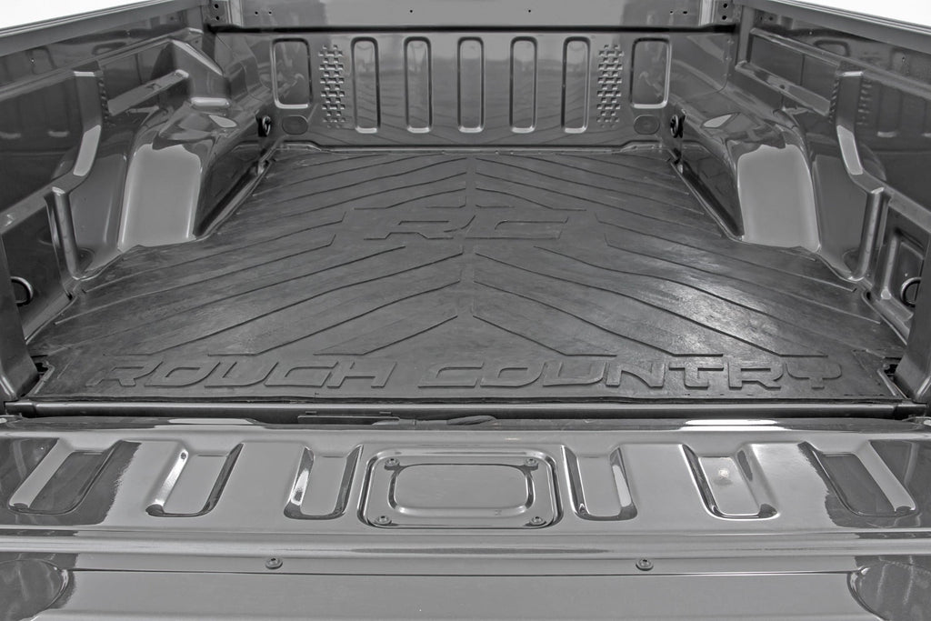 Bed Mat 5 Foot Bed RC Logo Jeep Gladiator JT 4WD (2020-2025) Rough Country