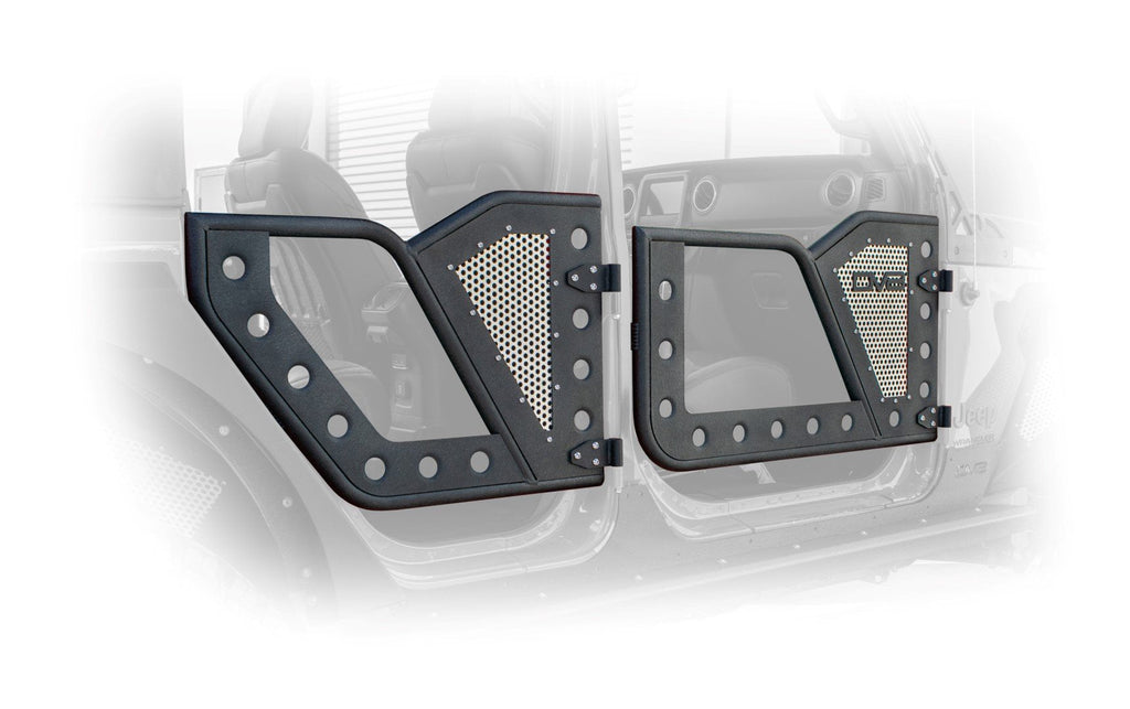 2018 2025 Jeep Wrangler JL JLU Gladiator JT Front Rock Doors DV8 Offroad