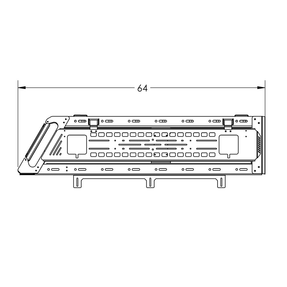 2020-2023 Jeep Gladiator Overland Basic Rack Rock Slide Engineering