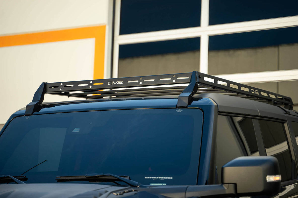 2021 2024 Ford Bronco Hard Top Roof Rack DV8 Offroad
