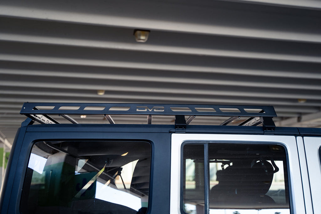 2007 2018 Jeep Wrangler JKU 4 Door Short Roof Rack DV8 Offroad