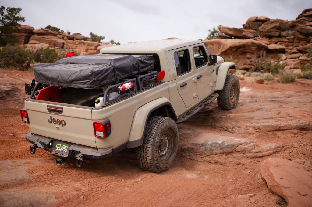 Bed Rack MTO Series Mid Size Truck (Gladiator, Ranger, Tacoma, Frontier, Colorado, Canyon) DV8 Offroad