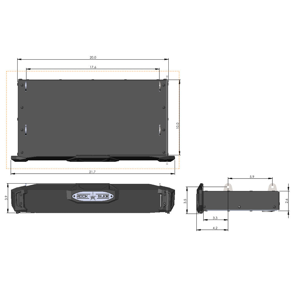 R-STEP 16 Inch WIDE STEP FOR 2017-2022 Ford Super Duty Bed Step Attachment Brackets Drivers Side Front Of Rear Tire Rock Slide Engineering