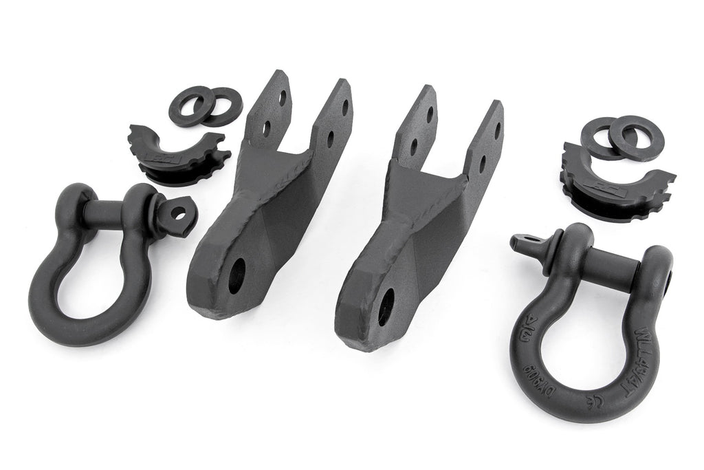Tow Hook to Shackle Bracket D-Ring Combo Chevy Colorado 2WD/4WD (15-22) Rough Country
