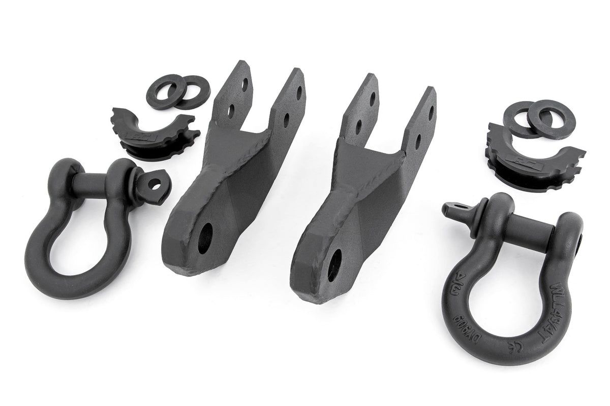 Tow Hook to Shackle Bracket D-Ring Combo Chevy Colorado 2WD/4WD (15-22) Rough Country