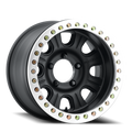 Aluminum Wheels 17x9.5 Monster Beadlock RT231 Machined Face Black -32 Offset 5 on 127 Bolt Pattern 83.82 Bore Raceline