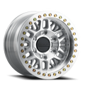 Aluminum Wheels 17x9 Ryno Cast Beadlock RT951M Machined Silver Machined Beadlock Ring -12 Offset 5 on 127 Bolt Pattern 83.82 Bore Raceline