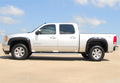 Rivet Style Fender Flare Set Front and Rear, Smooth, 4-Piece Set 2007-2013 Sierra 1500 Fleetside Lund