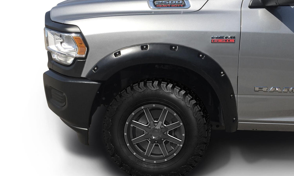 Rivet Style Fender Flare Set Front, Smooth, 2-Piece Set 2019-2022 Ram 2500/3500 Lund