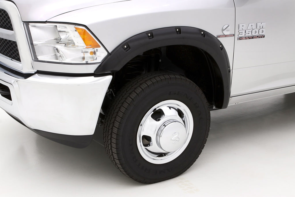 Rivet Style Fender Flare Set Front, Smooth, 2-Piece Set 2010-2018 Ram 2500/3500 Fleetside Lund