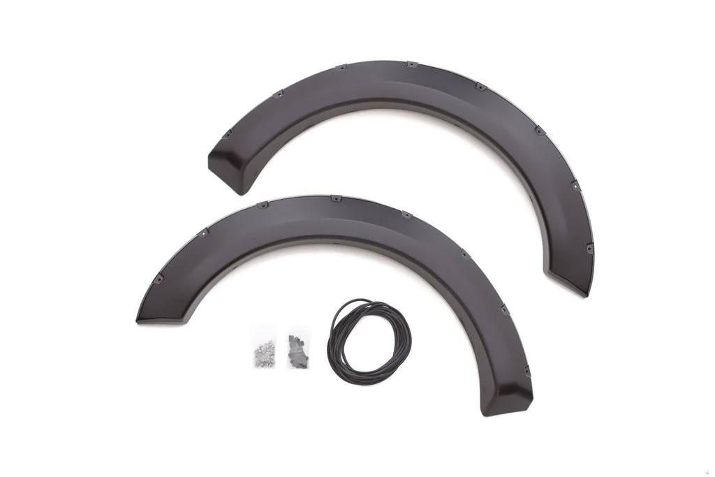 Rivet Style Fender Flare Set Front, Smooth, 2-Piece Set 1999-2007 Ford F-250/F-350 Super Duty Fleetside Lund
