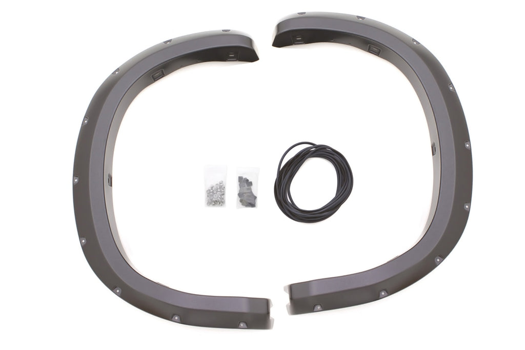 Rivet Style Fender Flare Set Rear, Smooth, 2-Piece Set 2007-2013 Toyota Tundra Fleetside Lund