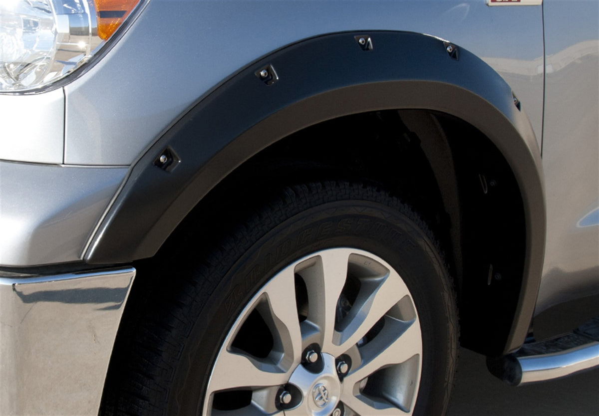 Rivet Style Fender Flare Set Front and Rear, Smooth, 4-Piece Set 2007-2013 Toyota Tundra Fleetside Lund