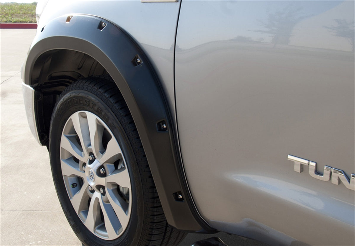 Rivet Style Fender Flare Set Front and Rear, Smooth, 4-Piece Set 2007-2013 Toyota Tundra Fleetside Lund