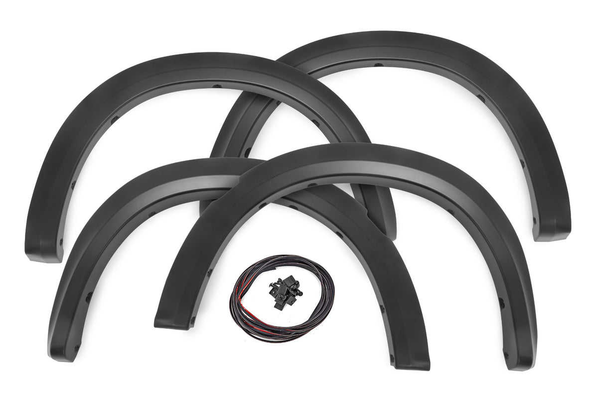 Sport Fender Flares PSC Billet Silver Ram 1500 2WD/4WD (2009-2018 & Classic) Rough Country