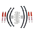 Suspension Lift Kit w/Shock Nitro Shocks 4 Inch Lift Incl. Front Leaf Springs Front/Rear U Bolt Kits Front/Rear Spring Bushing Kits Skyjacker