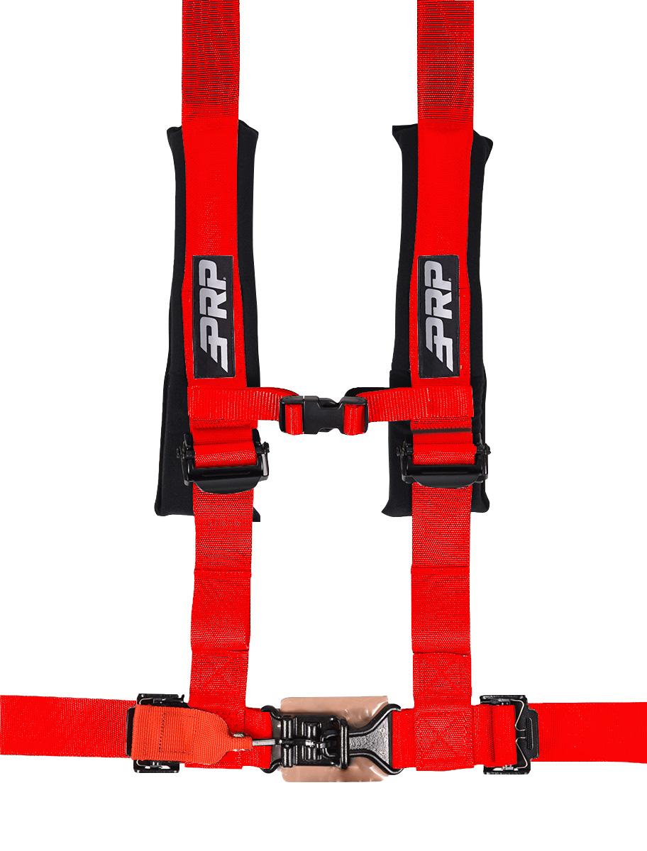 4.2 Harness with Latch and Link Lap Belt Red PRP Seats