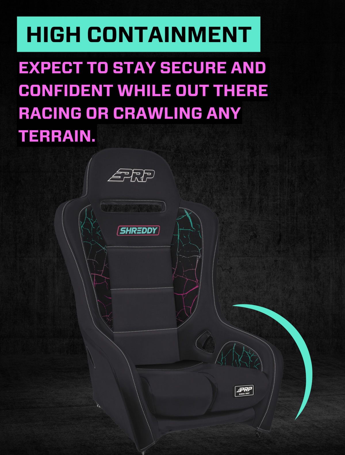 Shreddy Edition Podium Suspension Seat PRP Seats